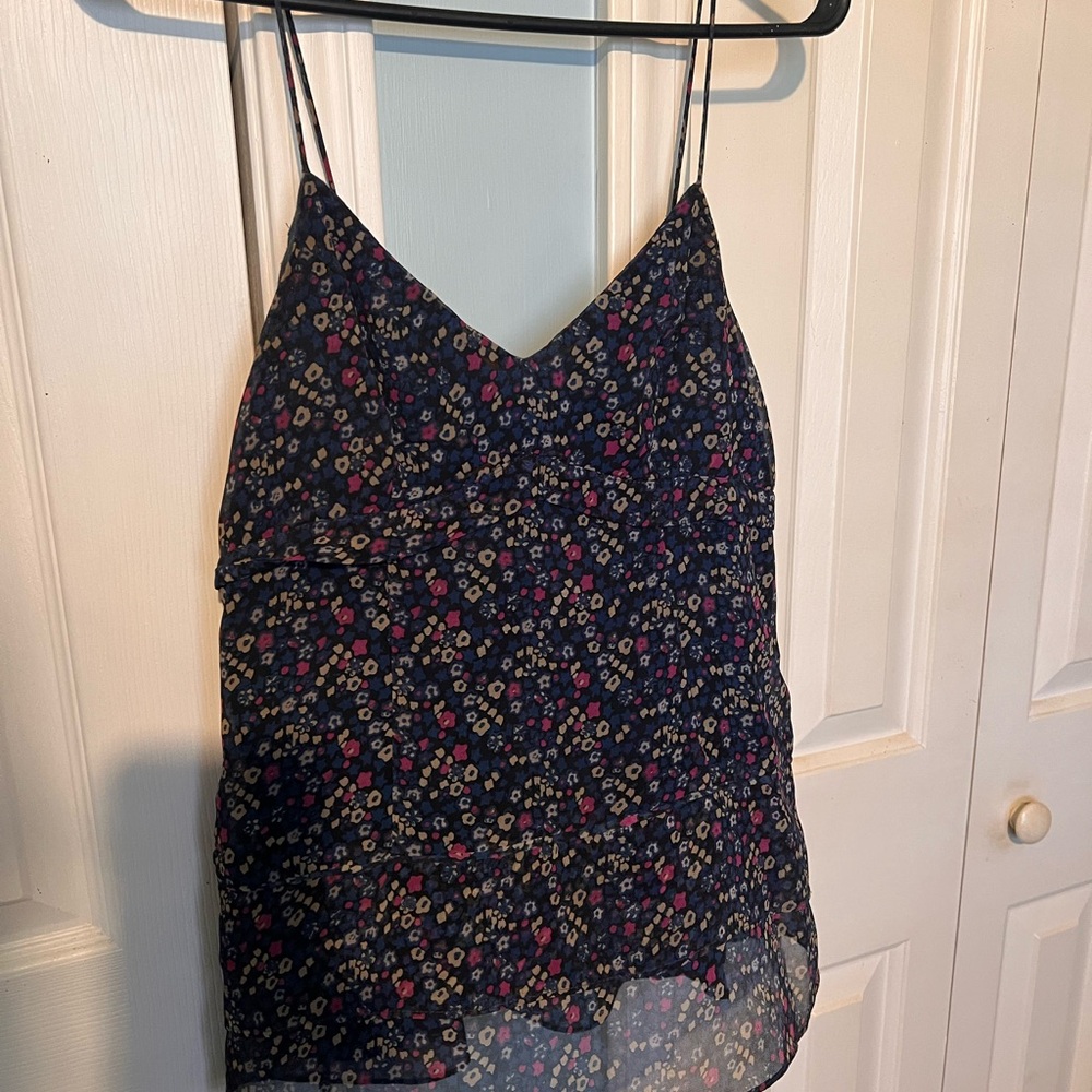 American Eagle Outfitters Pink and Purple Sleeveless Camisole